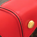 ルイヴィトン Louis Vuitton フェニックス PM M41537 コクリコ モノグラムキャンバス 2WAYバッグ ゴールド金具 茶 赤 ハンドバッグ ショルダー