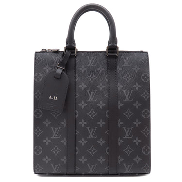 ルイヴィトン Louis Vuitton サックプラ クロス M46456 モノグラムエクリプス モノグラムエクリプス 2WAYバッグ マットブラック金具 イニシャル刻印入り