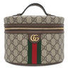 グッチ GUCCI コスメティック バニティ 611001 ベージュ×ブラウン GGスプリームキャンバス レザー ポーチ ゴールド金具 化粧ポーチ シェリー ウェブ