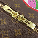 ルイヴィトン LOUIS VUITTON キーポルバンドリエール 50 M43996 モノグラムパッチーズ モノグラムキャンバス ボストンバッグ ゴールド金具 刺繍 ワッペン