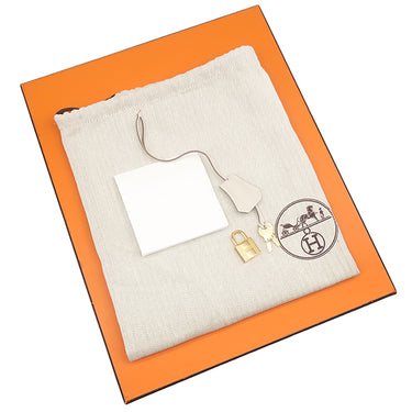 エルメス HERMES バーキン30 クレ ヴォーエプソン ハンドバッグ ゴールド金具 オフホワイト