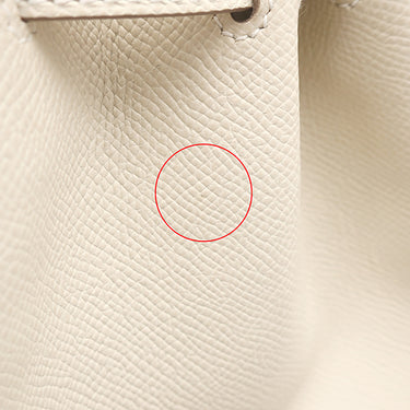 エルメス HERMES バーキン30 クレ ヴォーエプソン ハンドバッグ ゴールド金具 オフホワイト