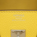 エルメス HERMES バーキン 25 ジョーヌナプル レザー トリヨンノビーヨ ハンドバッグ シルバー金具 黄色