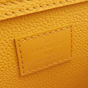 ルイヴィトン LOUIS VUITTON テイクオフ スリング M21419 サフラン グレインカーフレザー アエログラムレザー ボディバッグ シルバー金具 黄色 ショルダーバッグ
