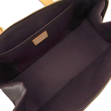 ルイヴィトン LOUIS VUITTON ローズウッド アヴェニュー M93510 アマラント モノグラムヴェルニ ハンドバッグ ゴールド金具 ショルダー
