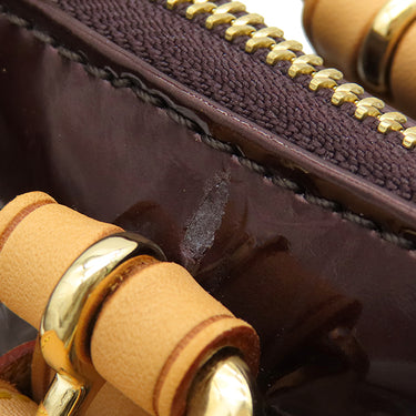 ルイヴィトン LOUIS VUITTON ローズウッド アヴェニュー M93510 アマラント モノグラムヴェルニ ハンドバッグ ゴールド金具 ショルダー
