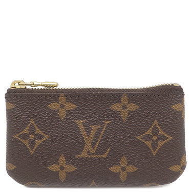 ルイヴィトン Louis Vuitton ポシェット クレ M62650 モノグラム モノグラムキャンバス コインケース ゴールド金具 茶 小銭入れ キーチェーン付き