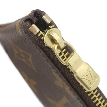 ルイヴィトン Louis Vuitton ポシェット クレ M62650 モノグラム モノグラムキャンバス コインケース ゴールド金具 茶 小銭入れ キーチェーン付き