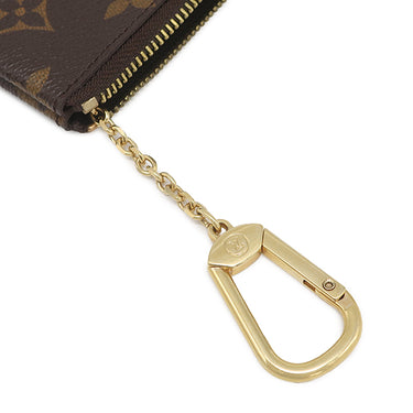 ルイヴィトン Louis Vuitton ポシェット クレ M62650 モノグラム モノグラムキャンバス コインケース ゴールド金具 茶 小銭入れ キーチェーン付き