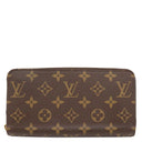 ルイヴィトン Louis Vuitton ジッピーウォレット M41896 モノグラム×コクリコ モノグラムキャンバス 長財布 ゴールド金具 ラウンドファスナー
