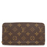 ルイヴィトン Louis Vuitton ジッピーウォレット M41896 モノグラム×コクリコ モノグラムキャンバス 長財布 ゴールド金具 ラウンドファスナー