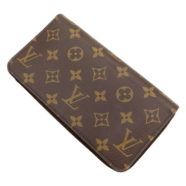 ルイヴィトン LOUIS VUITTON ジッピーウォレット M41896 モノグラム×コクリコ モノグラムキャンバス 長財布 ゴールド金具 ラウンドファスナー