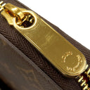 ルイヴィトン Louis Vuitton ジッピーウォレット M41896 モノグラム×コクリコ モノグラムキャンバス 長財布 ゴールド金具 ラウンドファスナー