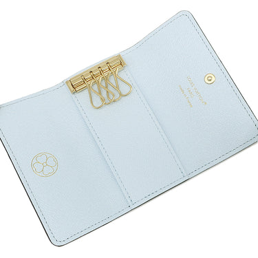 ルイヴィトン LOUIS VUITTON ミュルティクレ 4 M28302 モノグラム×スカイブルー モノグラムキャンバス キーケース ゴールド金具 新品 未使用 4連 4本 日本限定 水色
