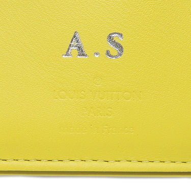 ルイヴィトン LOUIS VUITTON ポルトフォイユ ミュルティプル N63258 グラフィット×アニスイエロー ダミエグラフィットキャンバス 二つ折り財布