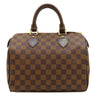 ルイヴィトン LOUIS VUITTON スピーディ25 N41365 ダミエエベヌ ダミエキャンバス ハンドバッグ ゴールド金具 茶 ボストンバッグ 鍵・パッドロック欠品