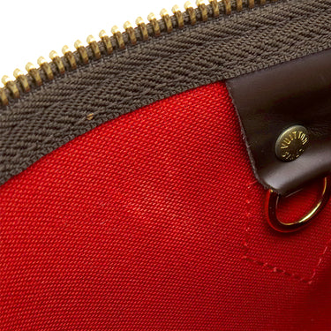 ルイヴィトン LOUIS VUITTON スピーディ25 N41365 ダミエエベヌ ダミエキャンバス ハンドバッグ ゴールド金具 茶 ボストンバッグ 鍵・パッドロック欠品
