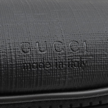 グッチ Gucci クロスボディバッグ 779877 ベージュ×ブラック GGスプリームキャンバス ボディバッグ シルバー金具 ウエストバッグ 黒
