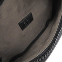 グッチ Gucci クロスボディバッグ 779877 ベージュ×ブラック GGスプリームキャンバス ボディバッグ シルバー金具 ウエストバッグ 黒