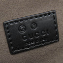 グッチ Gucci クロスボディバッグ 779877 ベージュ×ブラック GGスプリームキャンバス ボディバッグ シルバー金具 ウエストバッグ 黒