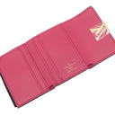 ルイヴィトン LOUIS VUITTON ポルトフォイユ カプシーヌ XS M68587 ノワール×ホットピンク レザー トリヨンレザー 三つ折り財布 ゴールド金具 黒 ピンク