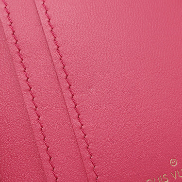 ルイヴィトン LOUIS VUITTON ポルトフォイユ カプシーヌ XS M68587 ノワール×ホットピンク レザー トリヨンレザー 三つ折り財布 ゴールド金具 黒 ピンク