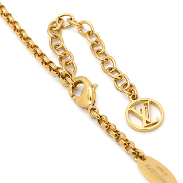 ルイヴィトン LOUIS VUITTON LV×YK コリエLV アイコニック インフィニティドット M01079 ブラック×ホワイト×ゴールド GP 樹脂系 ネックレス 白 黒 草間彌生