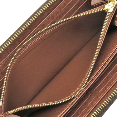 ルイヴィトン LOUIS VUITTON ジッピー ウォレット M42616 ブラウン モノグラムキャンバス 長財布 ゴールド金具 茶 ラウンドファスナー