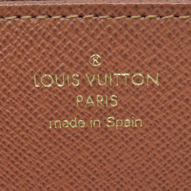 ルイヴィトン LOUIS VUITTON ジッピー ウォレット M42616 ブラウン モノグラムキャンバス 長財布 ゴールド金具 茶 ラウンドファスナー