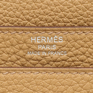 エルメス HERMES ケリー デペッシュ ビスキュイ トゴ ブリーフケース シルバー金具 ビジネスバッグ