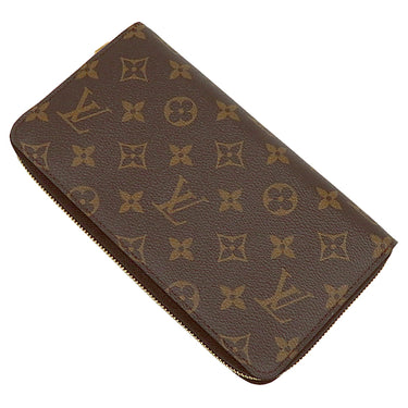ルイヴィトン Louis Vuitton ジッピーオーガナイザー M62581 モノグラム モノグラムキャンバス 長財布 ゴールド金具 ラウンドファスナー 茶