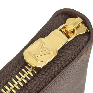 ルイヴィトン Louis Vuitton ジッピーオーガナイザー M62581 モノグラム モノグラムキャンバス 長財布 ゴールド金具 ラウンドファスナー 茶