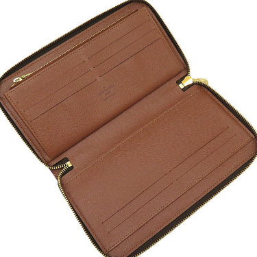 ルイヴィトン Louis Vuitton ジッピーオーガナイザー M62581 モノグラム モノグラムキャンバス 長財布 ゴールド金具 ラウンドファスナー 茶