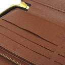 ルイヴィトン Louis Vuitton ジッピーオーガナイザー M62581 モノグラム モノグラムキャンバス 長財布 ゴールド金具 ラウンドファスナー 茶