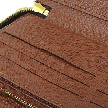 ルイヴィトン Louis Vuitton ジッピーオーガナイザー M62581 モノグラム モノグラムキャンバス 長財布 ゴールド金具 ラウンドファスナー 茶