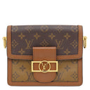 ルイヴィトン LOUIS VUITTON ドーフィーヌ MINI M45959 モノグラムリバース モノグラムキャンバス モノグラムリバースキャンバス ショルダーバッグ ゴールド金具 茶