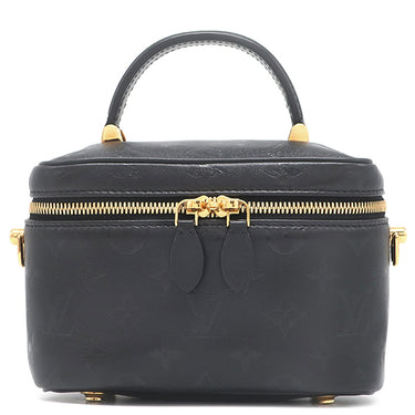 ルイヴィトン LOUIS VUITTON インク ヴァニティ PM M57118 ブラック レザー 2WAYバッグ ゴールド金具 バニティ 鍵・パドロック・クロシェット欠品