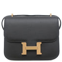 エルメス HERMES コンスタンス3 ミニ ブラック ヴォーエプソン ショルダーバッグ ローズゴールド金具 黒 ピンクゴールド金具