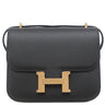 エルメス HERMES コンスタンス3 ミニ ブラック ヴォーエプソン ショルダーバッグ ローズゴールド金具 黒 ピンクゴールド金具