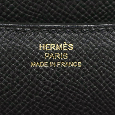 エルメス HERMES コンスタンス3 ミニ ブラック ヴォーエプソン ショルダーバッグ ローズゴールド金具 黒 ピンクゴールド金具
