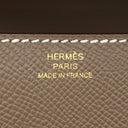 エルメス HERMES コンスタンスエラン ミロワール エトゥープ ヴォーエプソン ショルダーバッグ ピンクゴールド金具 2024年製