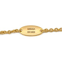 ルイヴィトン LOUIS VUITTON LVフローラグラム M0940A ホワイト×ゴールド GP フェイクパール ブレスレット LVイニシャル モノグラムフラワー