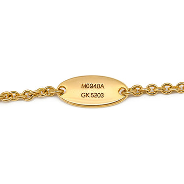 ルイヴィトン LOUIS VUITTON LVフローラグラム M0940A ホワイト×ゴールド GP フェイクパール ブレスレット LVイニシャル モノグラムフラワー