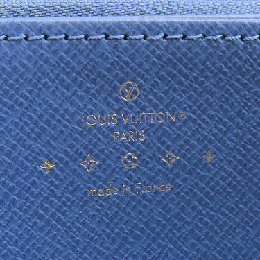 ルイヴィトン LOUIS VUITTON ジッピーウォレット M82958 ブルー モノグラムデニム 長財布 ゴールド金具 LV リミックス ラウンドファスナー