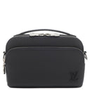 ルイヴィトン Louis Vuitton アヴェニュー メッセンジャー M11657 ブラック タイガ ショルダーバッグ シルバー金具 黒