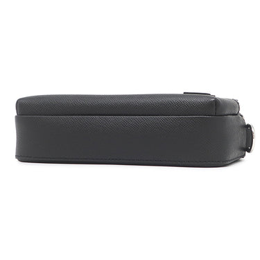 ルイヴィトン Louis Vuitton アヴェニュー メッセンジャー M11657 ブラック タイガ ショルダーバッグ シルバー金具 黒