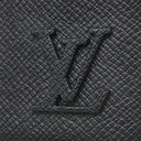 ルイヴィトン Louis Vuitton アヴェニュー メッセンジャー M11657 ブラック タイガ ショルダーバッグ シルバー金具 黒