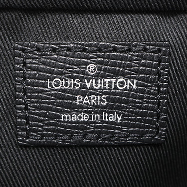ルイヴィトン Louis Vuitton アヴェニュー メッセンジャー M11657 ブラック タイガ ショルダーバッグ シルバー金具 黒
