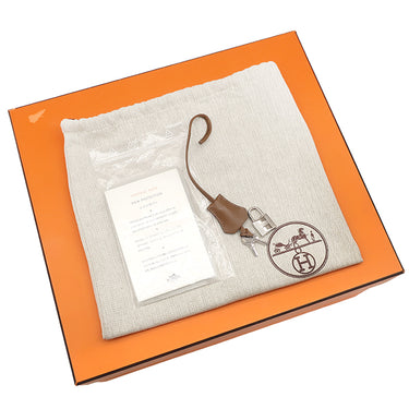エルメス HERMES バーキン30 アルザン ヴァッシュトレッキング ハンドバッグ シルバー金具 茶