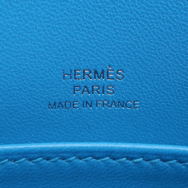 エルメス HERMES ミニケリードゥ カザック 外縫い ルージュクー×ローズエクストリーム×ブルーザンジバル ヴォーエプソン 2WAYバッグ シルバー金具 新品 未使用 トリコロール